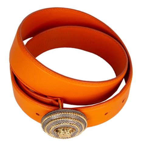 versace belt orange|Versace men's belts on clearance.